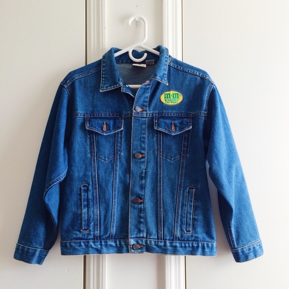 Vintage Jackets & Blazers - Vintage M&Ms Las Vegas Denim Jacket